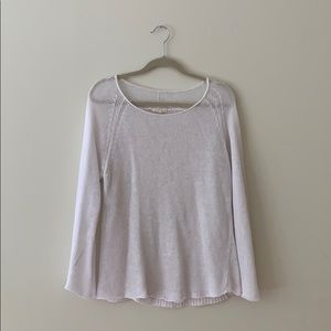 Eileen Fisher lightweight sweater, white